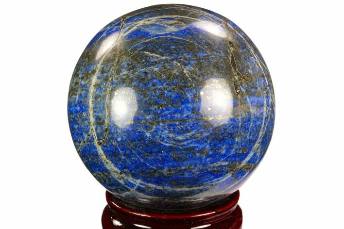 Polished Lapis Lazuli Sphere - Pakistan #123449